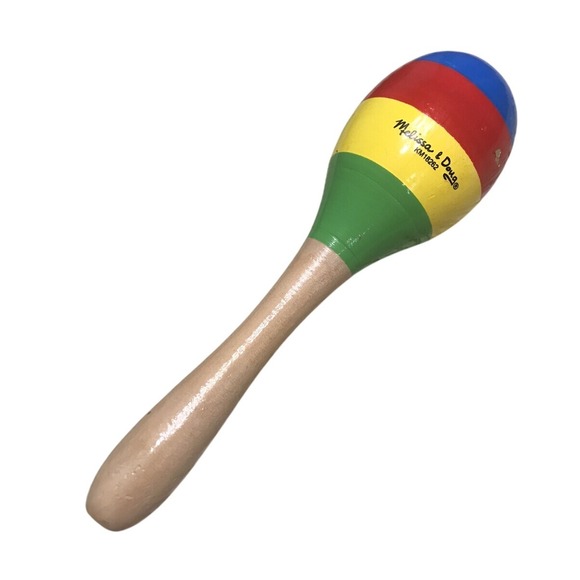 Melissa & Doug Other - Melissa‎ and Doug 8" Wooden Maraca Baby Kids Musical Instruments Sensory Toys